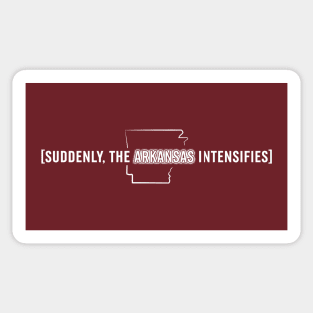 Arkansas Intensifies Sticker